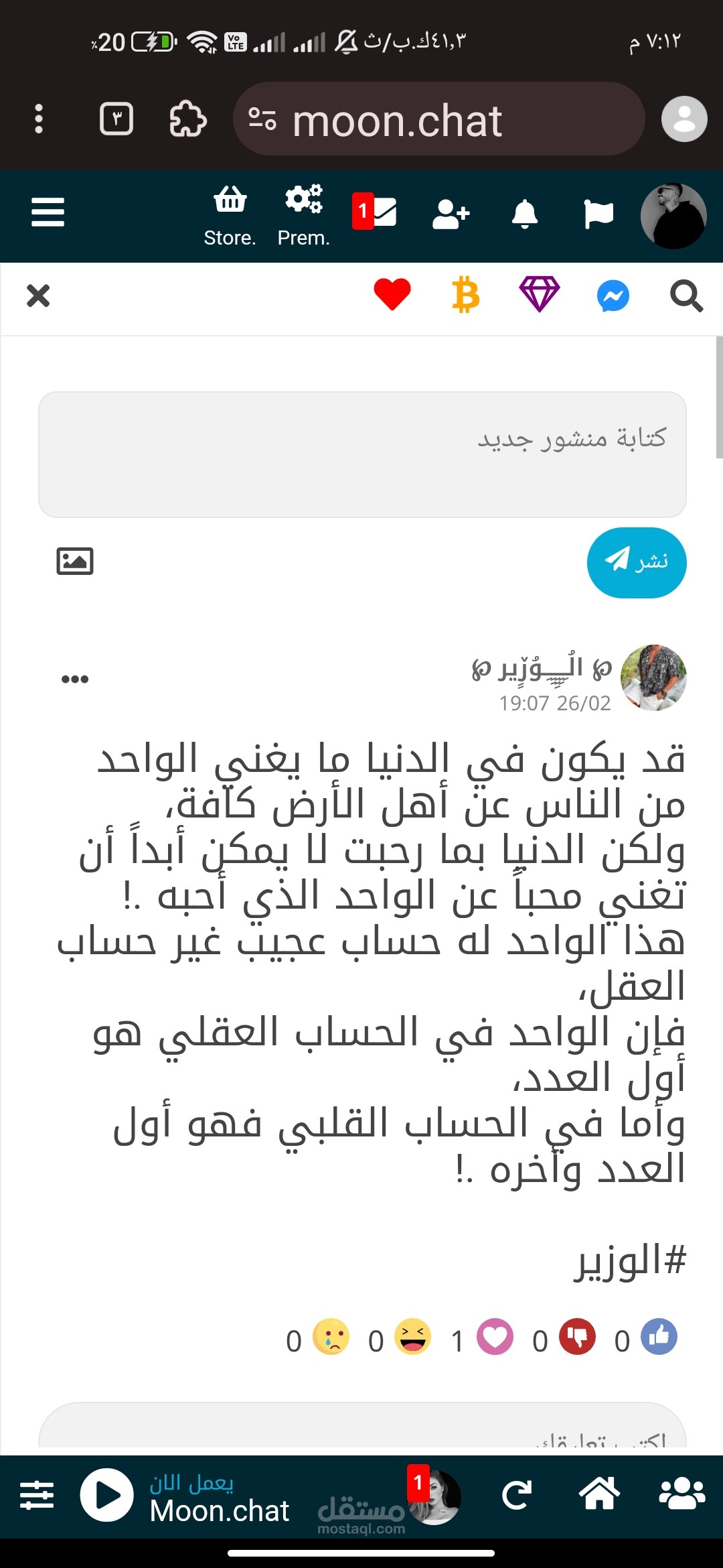 تصميم موقع شات قمر العرب