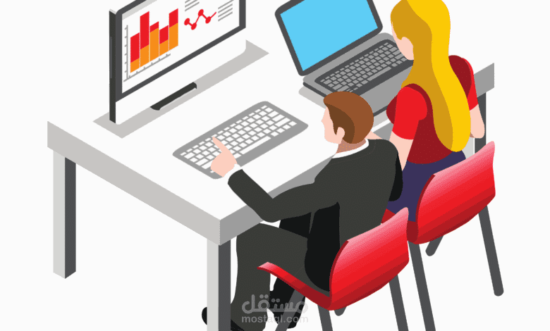 إدخال البيانات وتحليلها على Excell