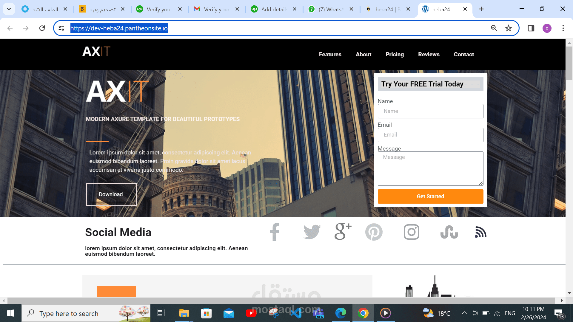 first project wordpress