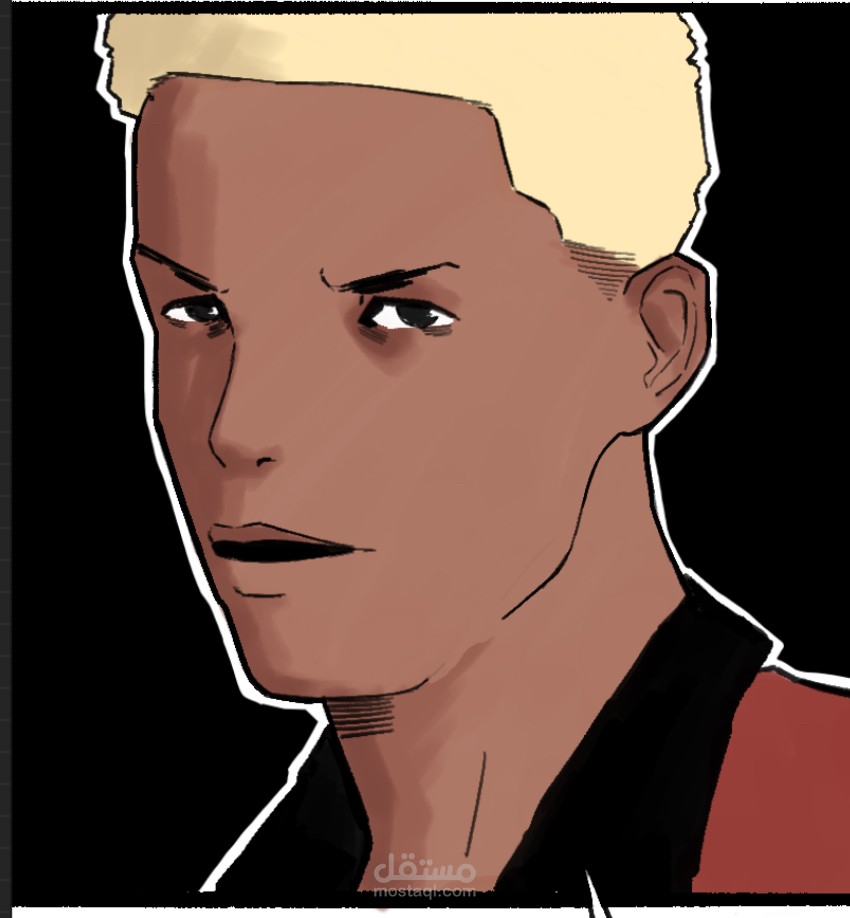 صفحات/ إطارات من قصة رسمتها على موقع webtoon