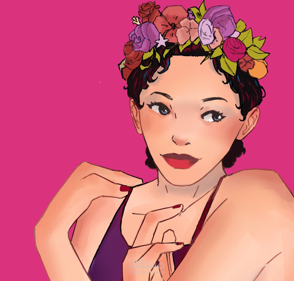 رسم غلاف لمهرجان للرسوم متحركة