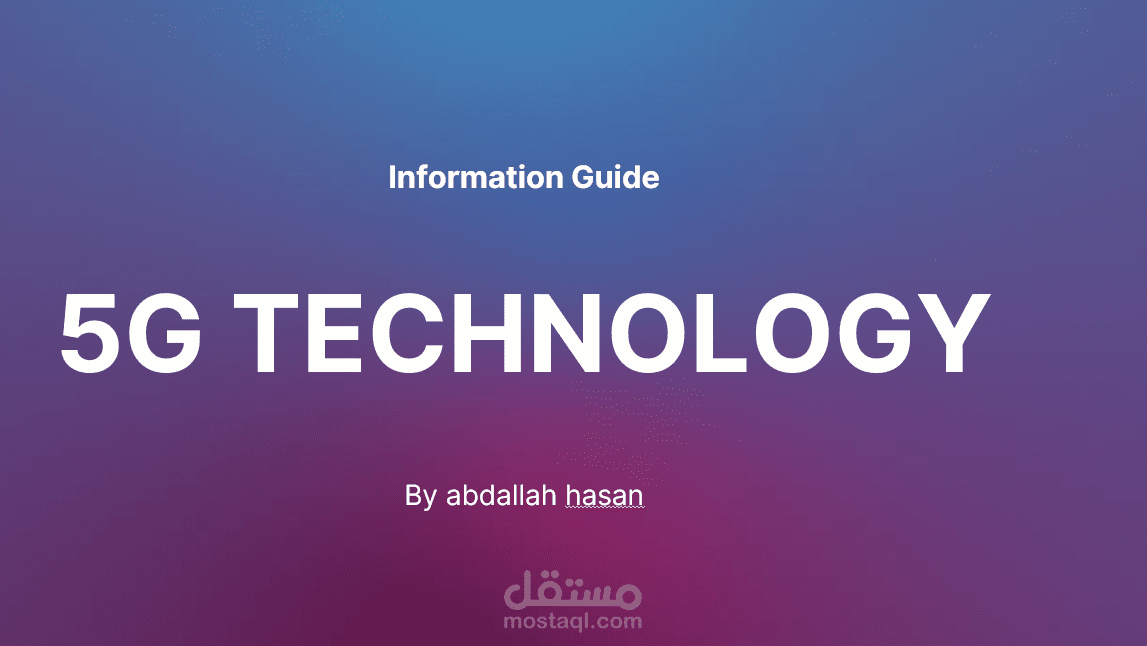 5g technology presentation