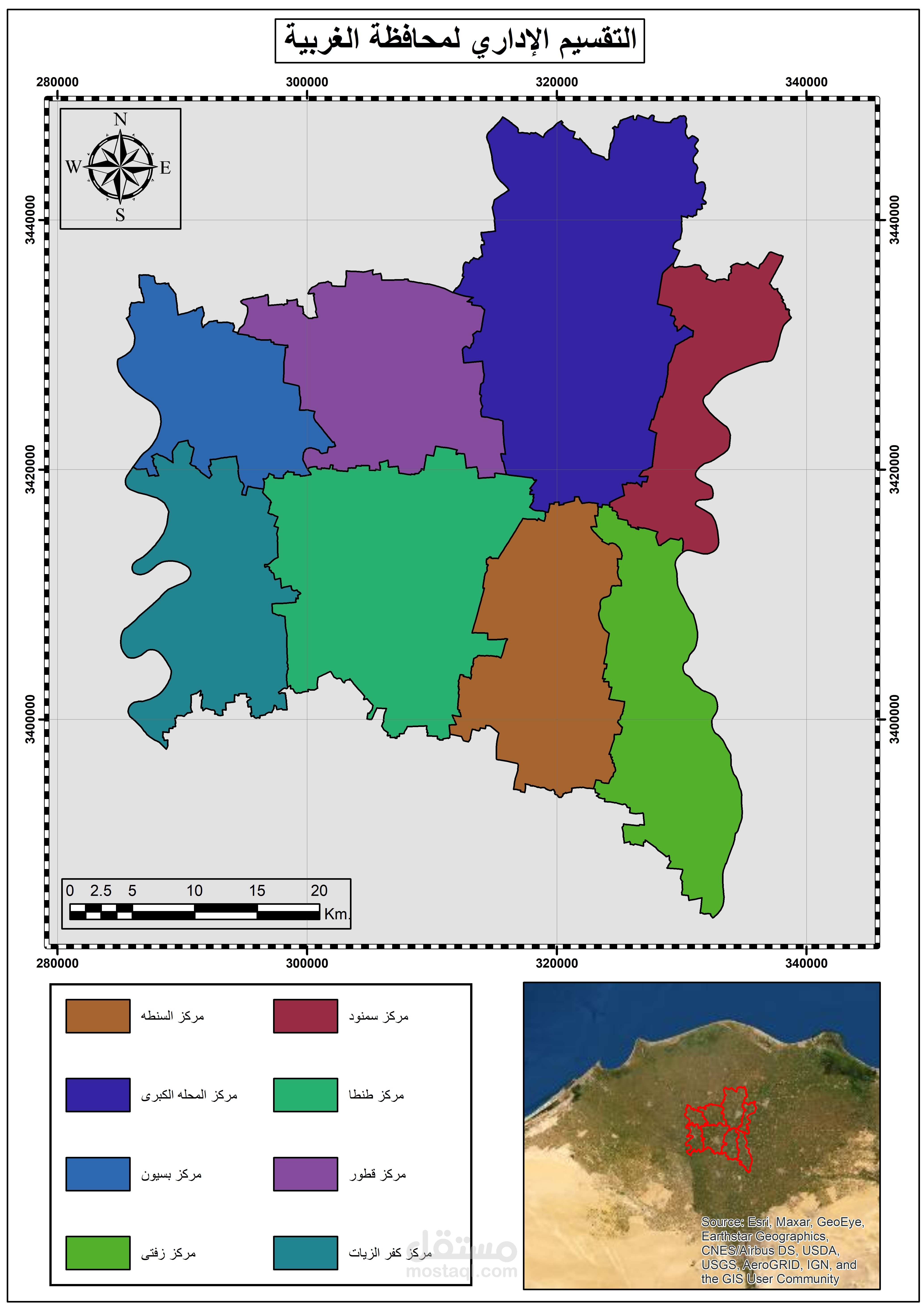 تصميم خرائط باستخدام Qgis