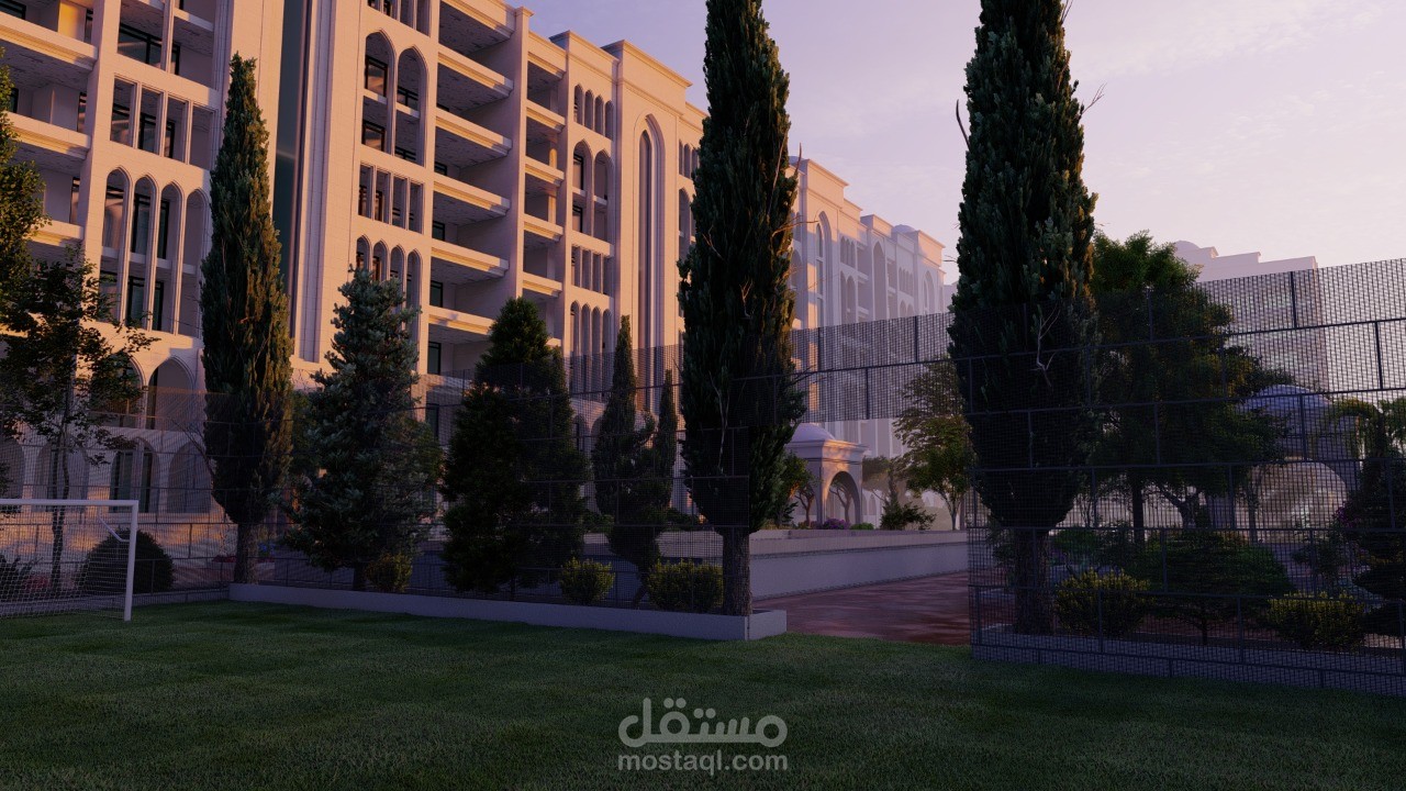 تصميم كمباوند سكني