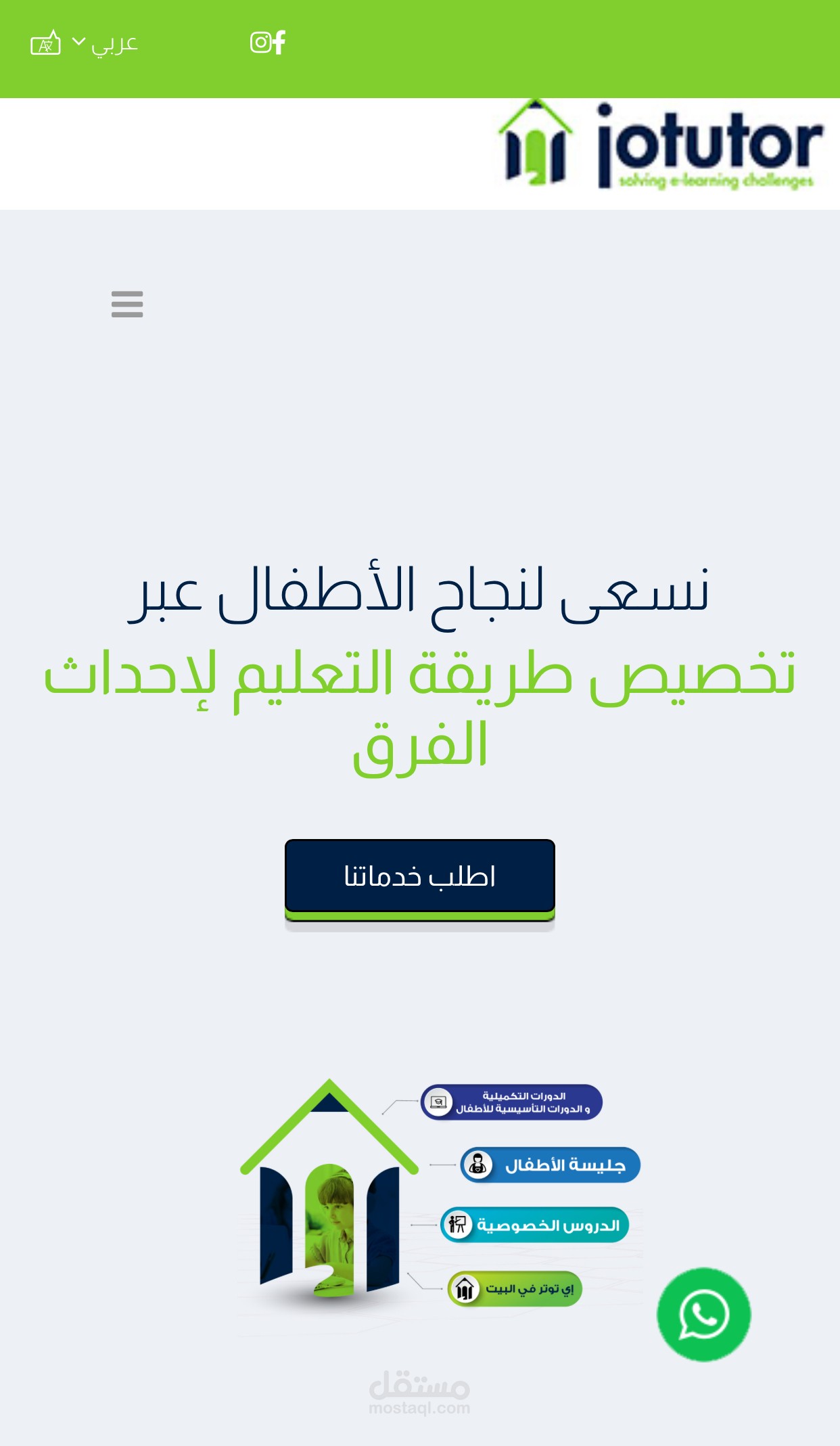 تصميم موقع