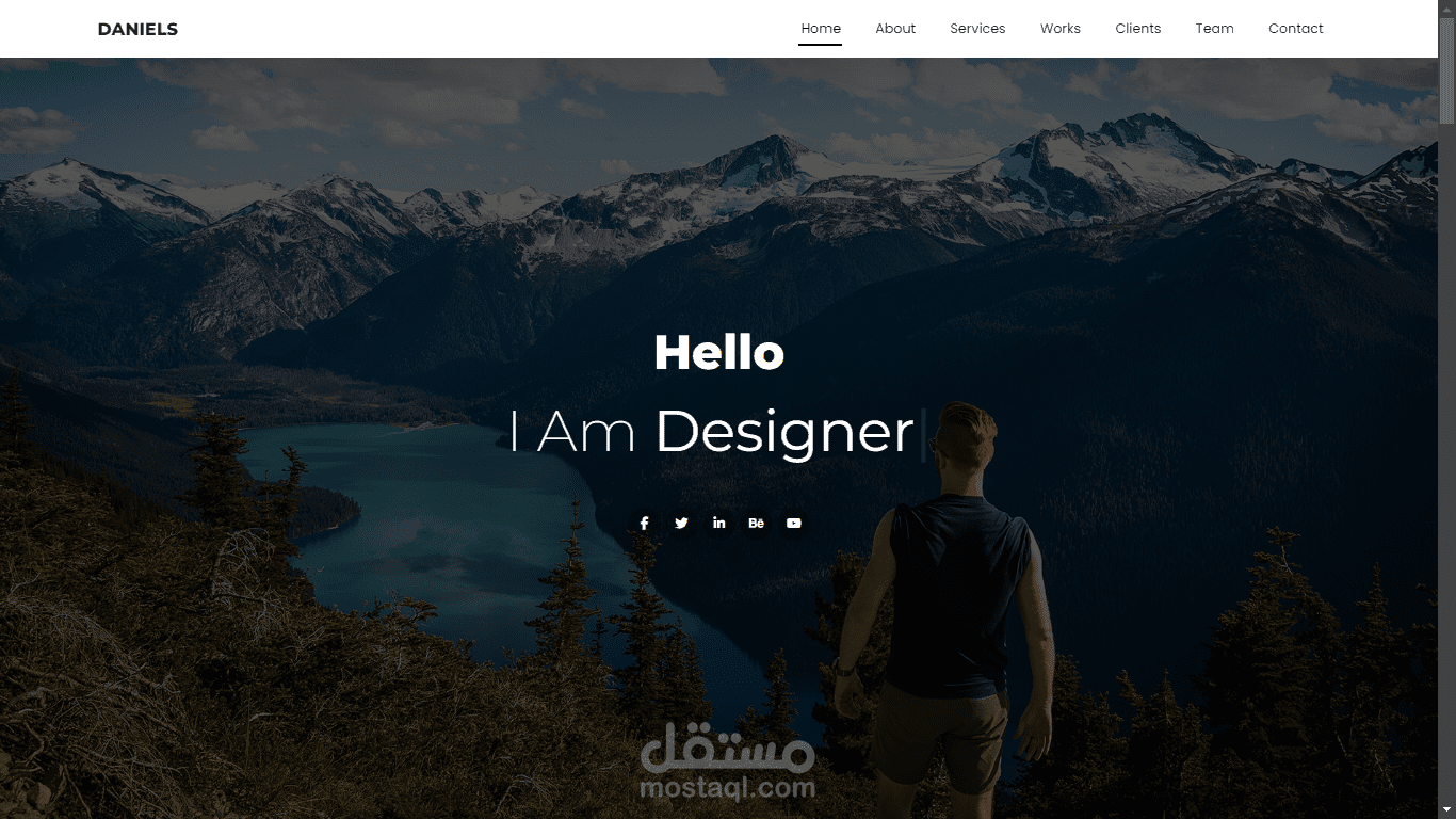 تصميم موقع احترافي لعرض أعمالك وإبراز مهاراتك