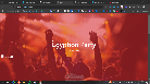 تصميم موقع يعرض تفاصيل الحفلة مع عدٍّ تنازلي للموعد