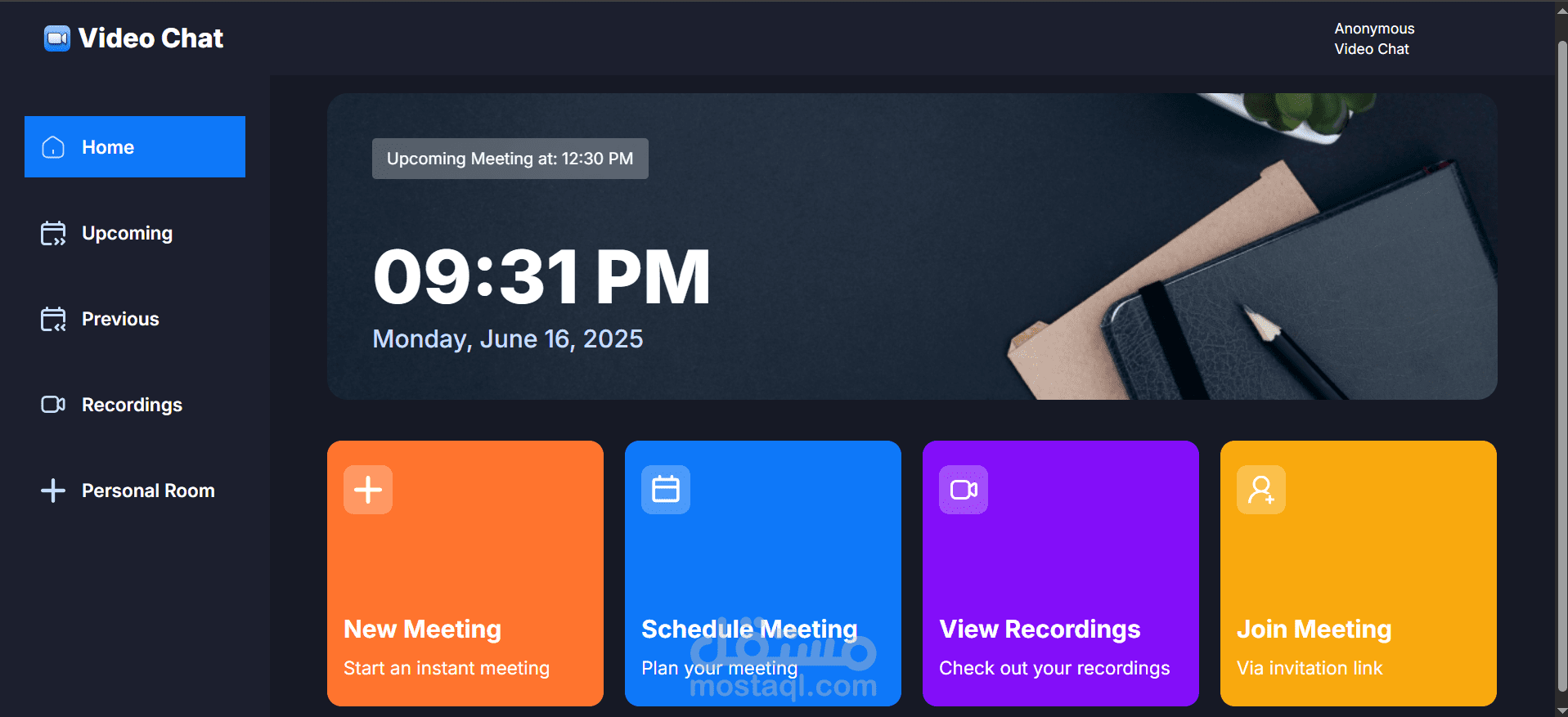 Meetify – تطبيق اجتماعات فيديو مباشر