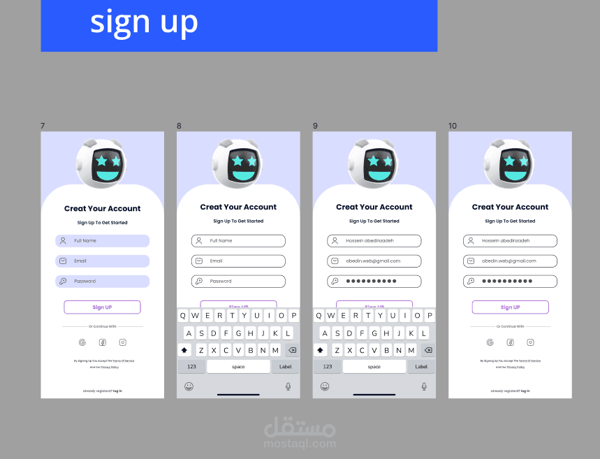 تصميم واجهات المستخدم من علي figma بي احتراف UX UI