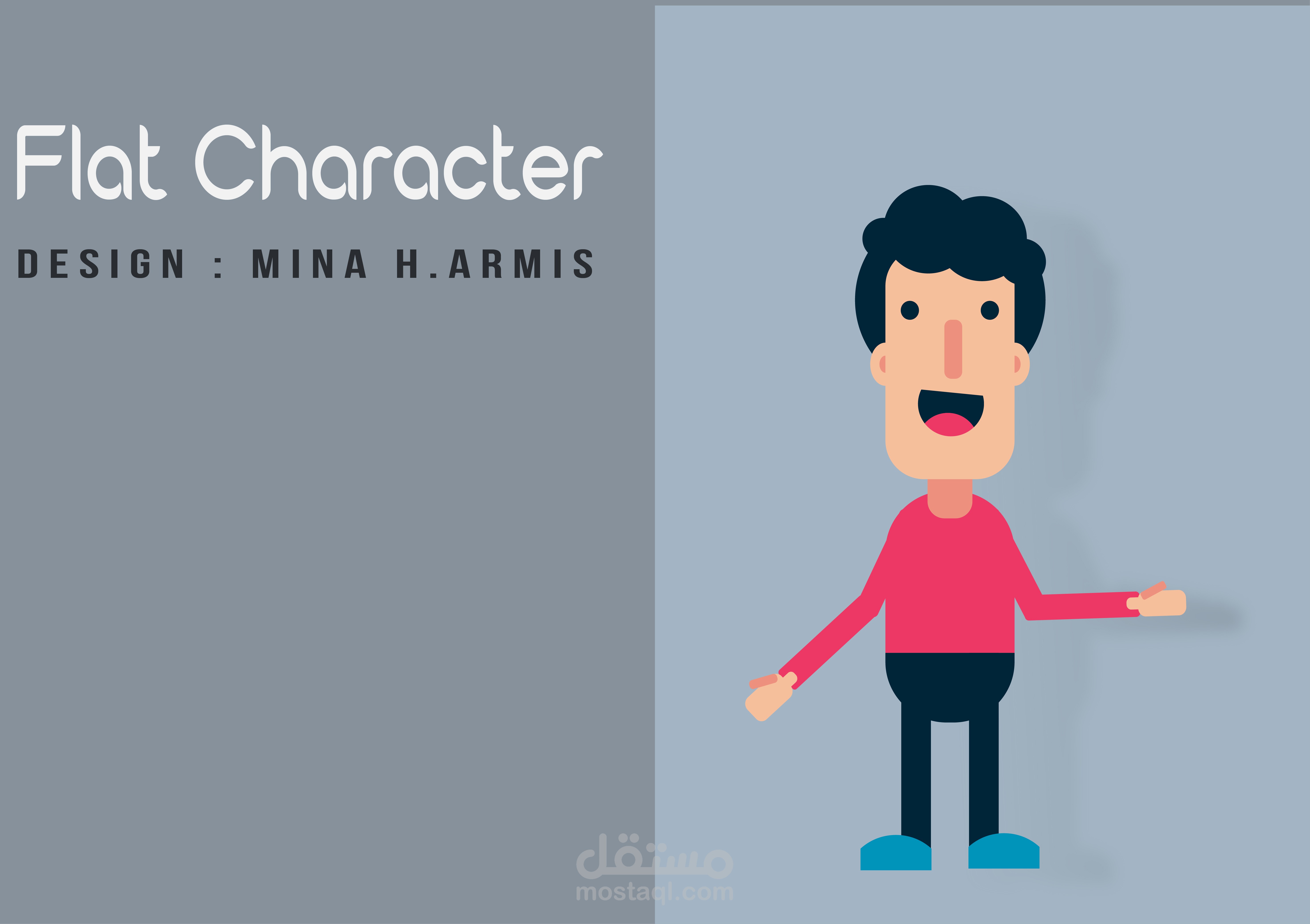 flat design charicater