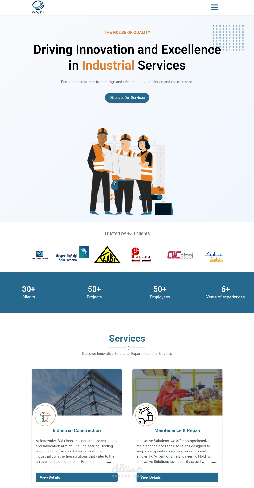 Innovation solutions website
