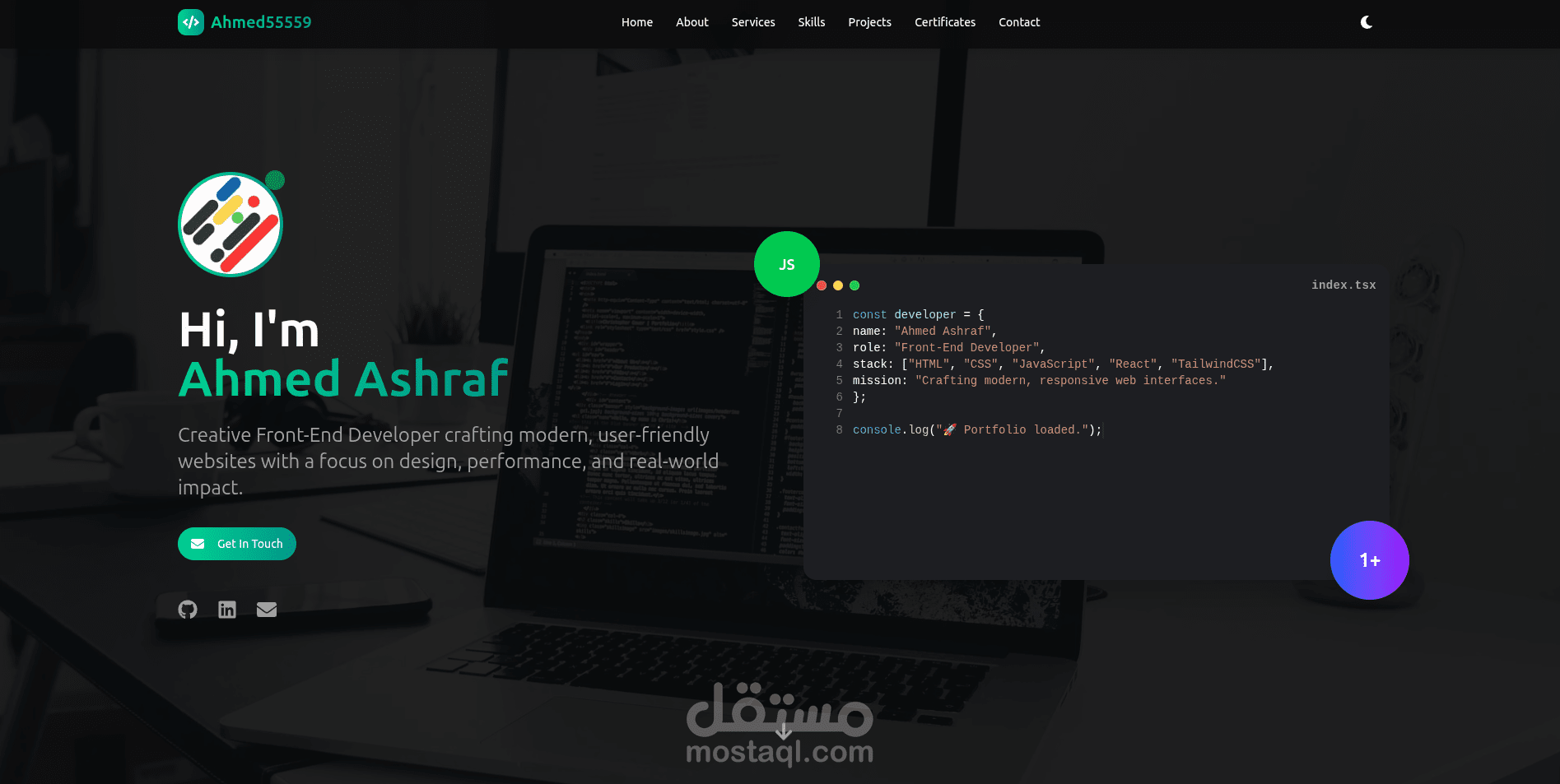 Ahmed Ashraf – Portfolio مزيج بين الإبداع والاحتراف