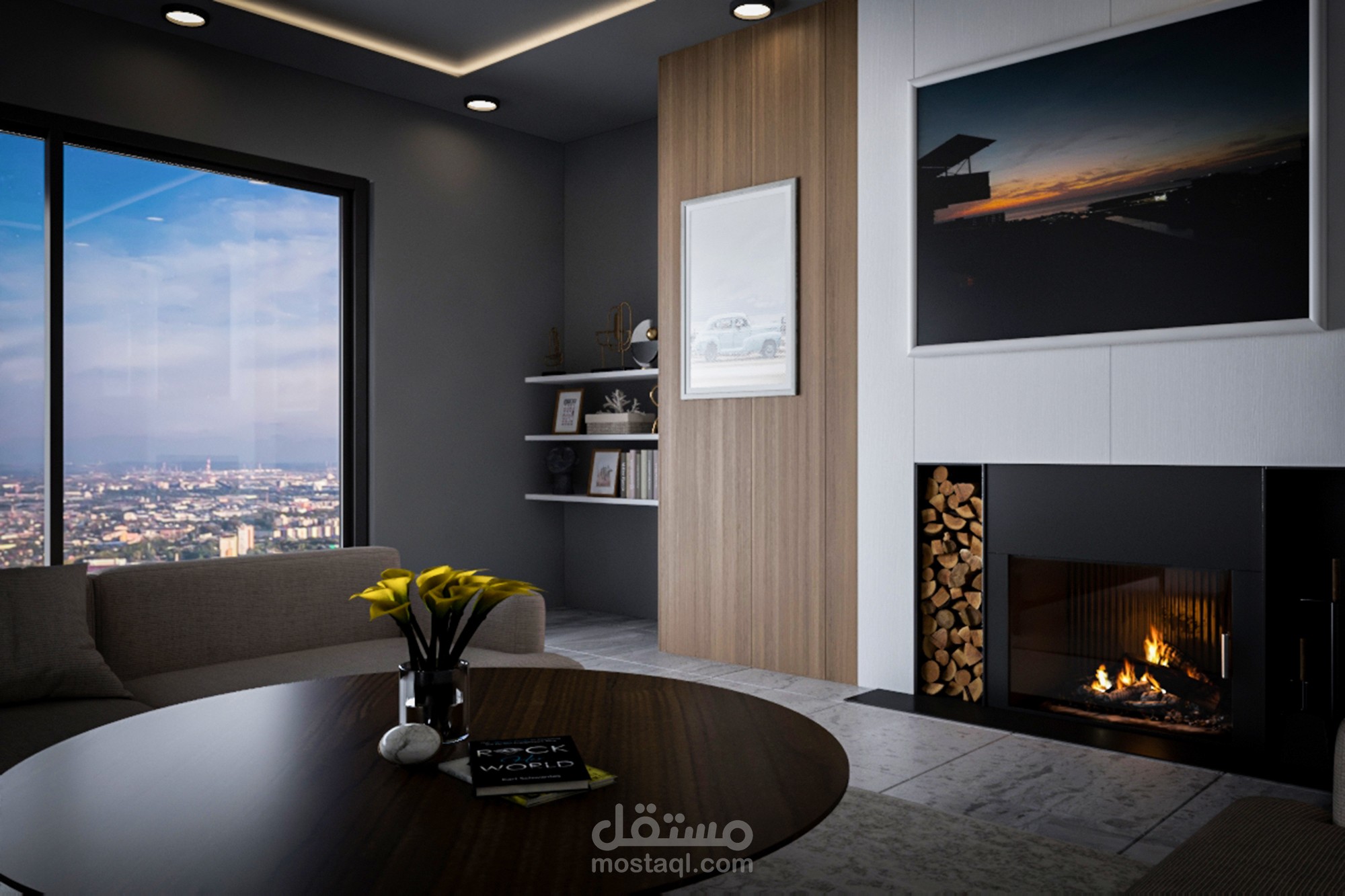 تصميم غرفة معيشة