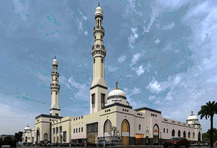 تصميم إنشائي لمسجد الاصيقع مكون من أربعة طوابق متعدد الاستخدام