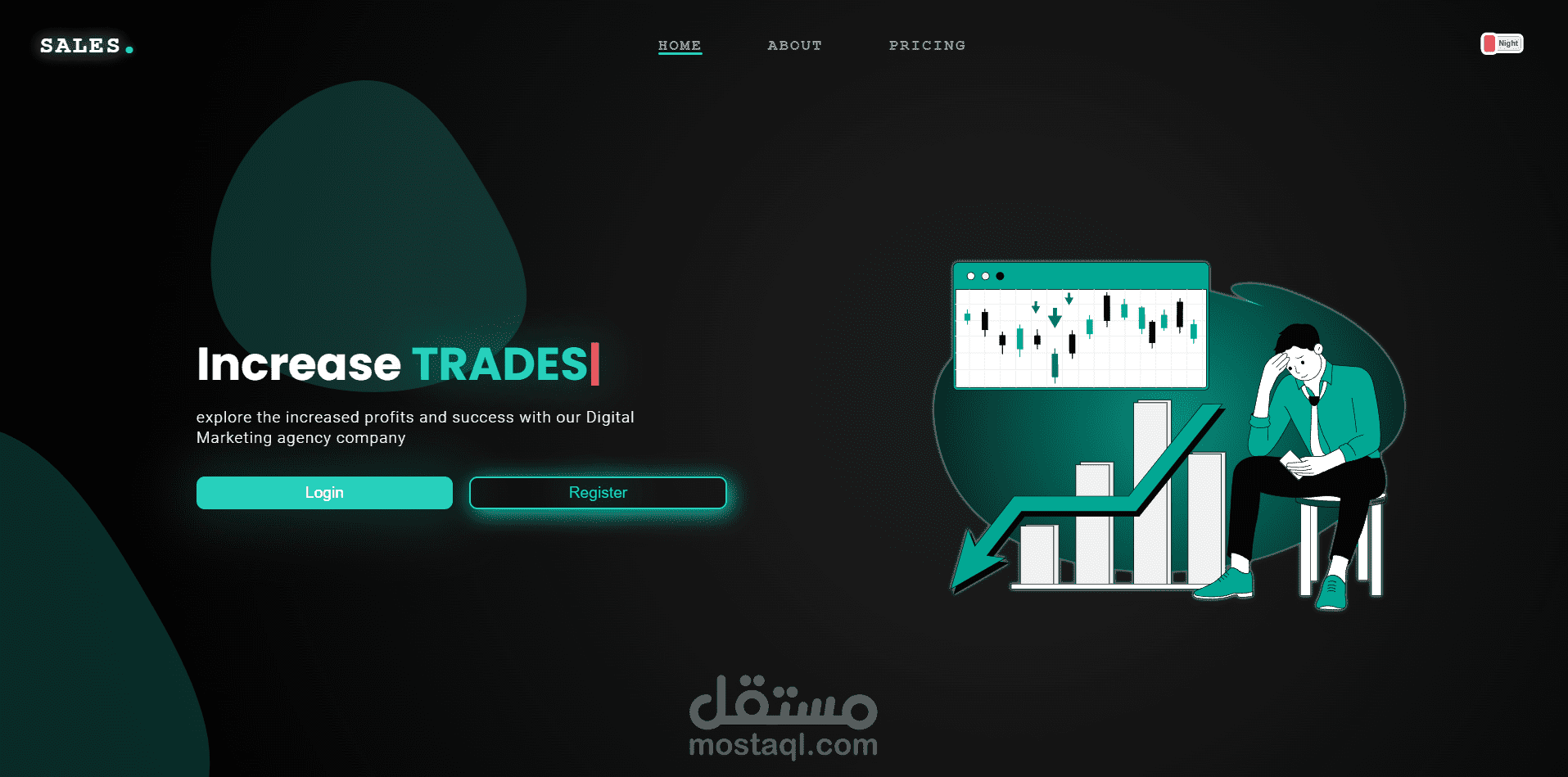 landing Page for Sale company