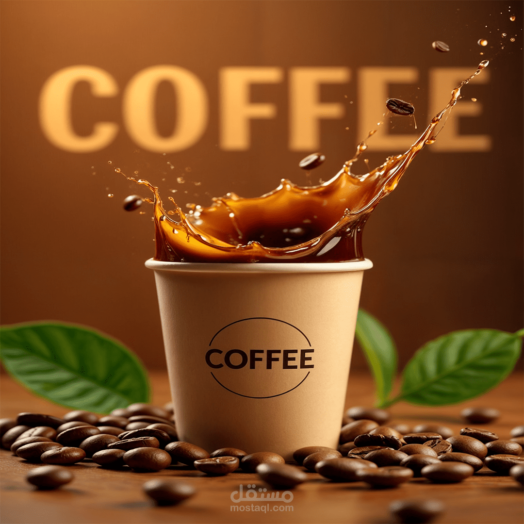 Social media design about coffee