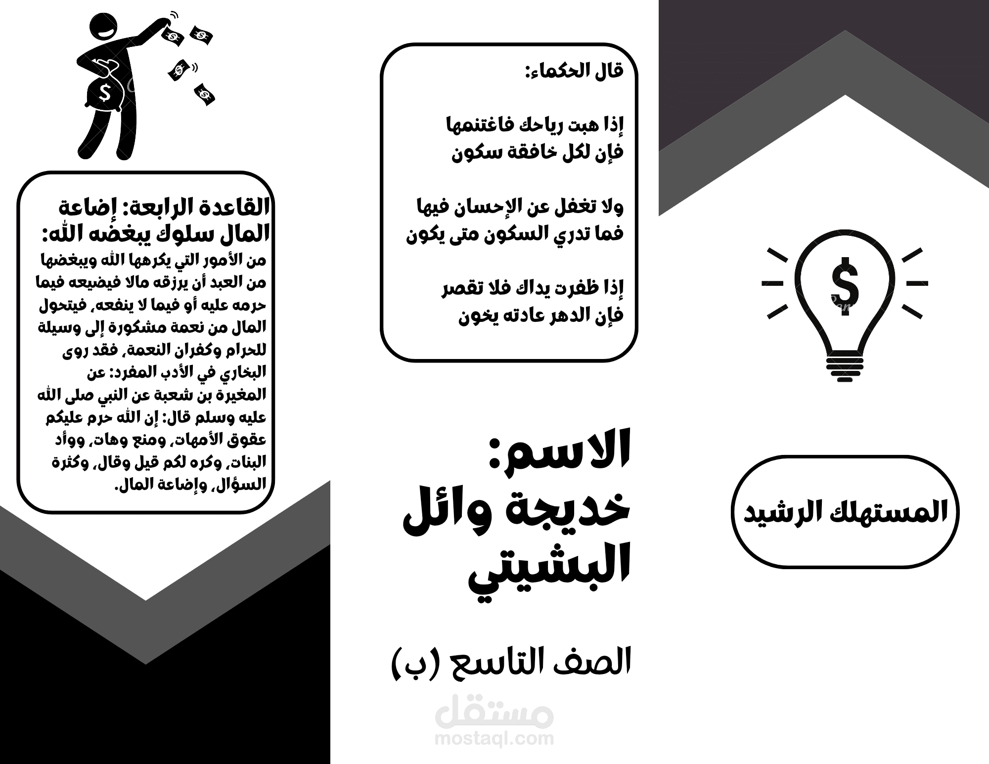 عمل مطويات