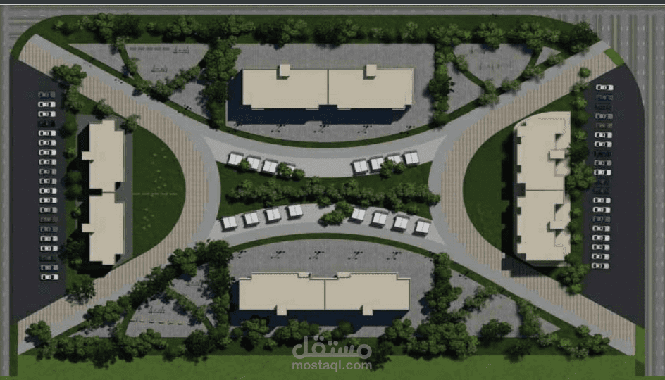 مشروع "المساكن الميسورة التكلفة - المجتمعات القابلة للعيش" في مدينة برج العرب الجديدة