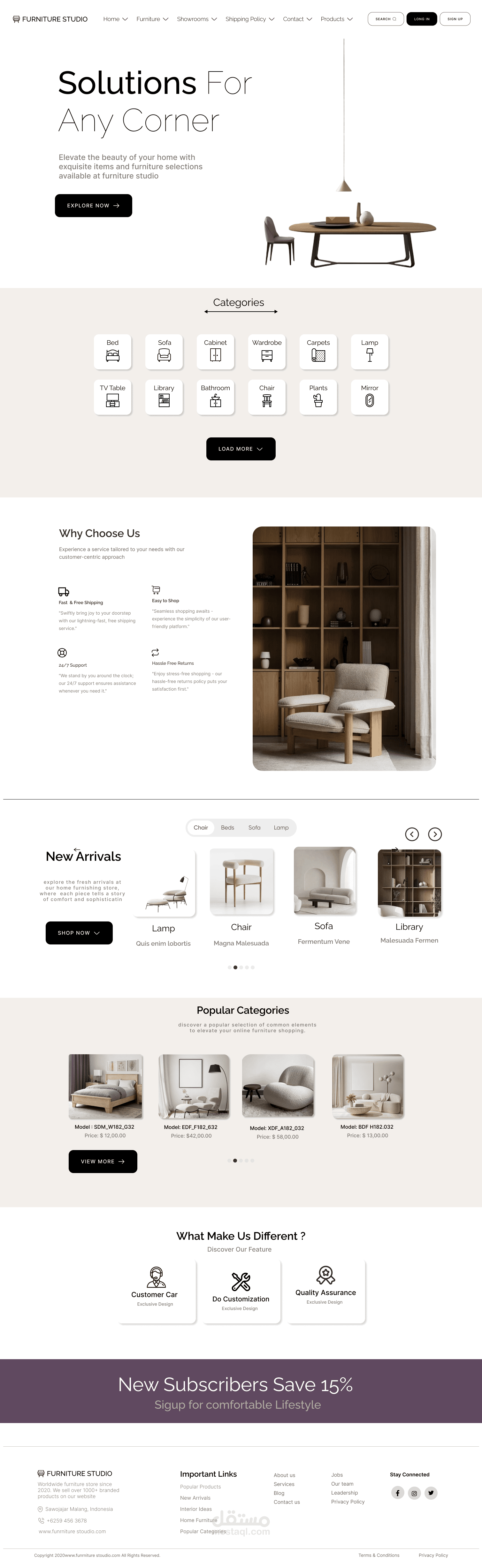 Furniture website