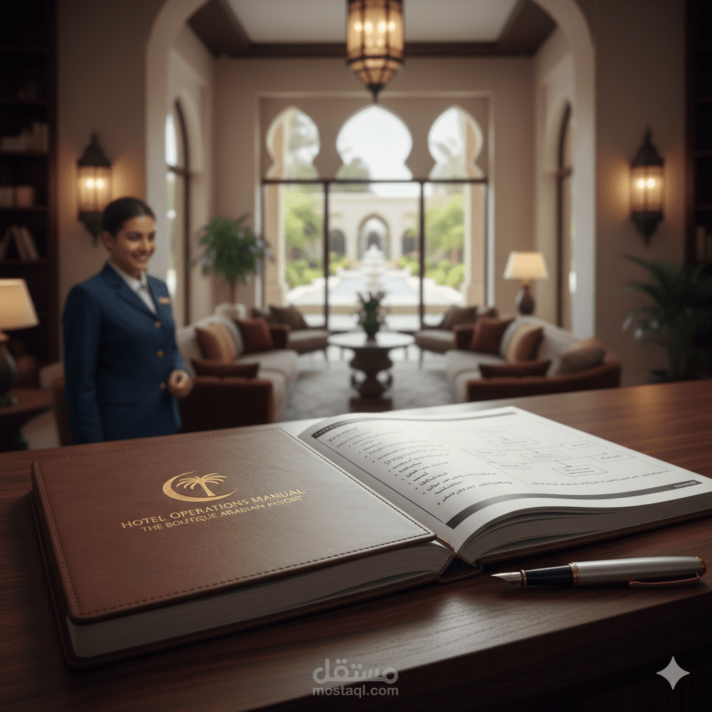 المهام الوظيفيه لاحد اقسام فندق