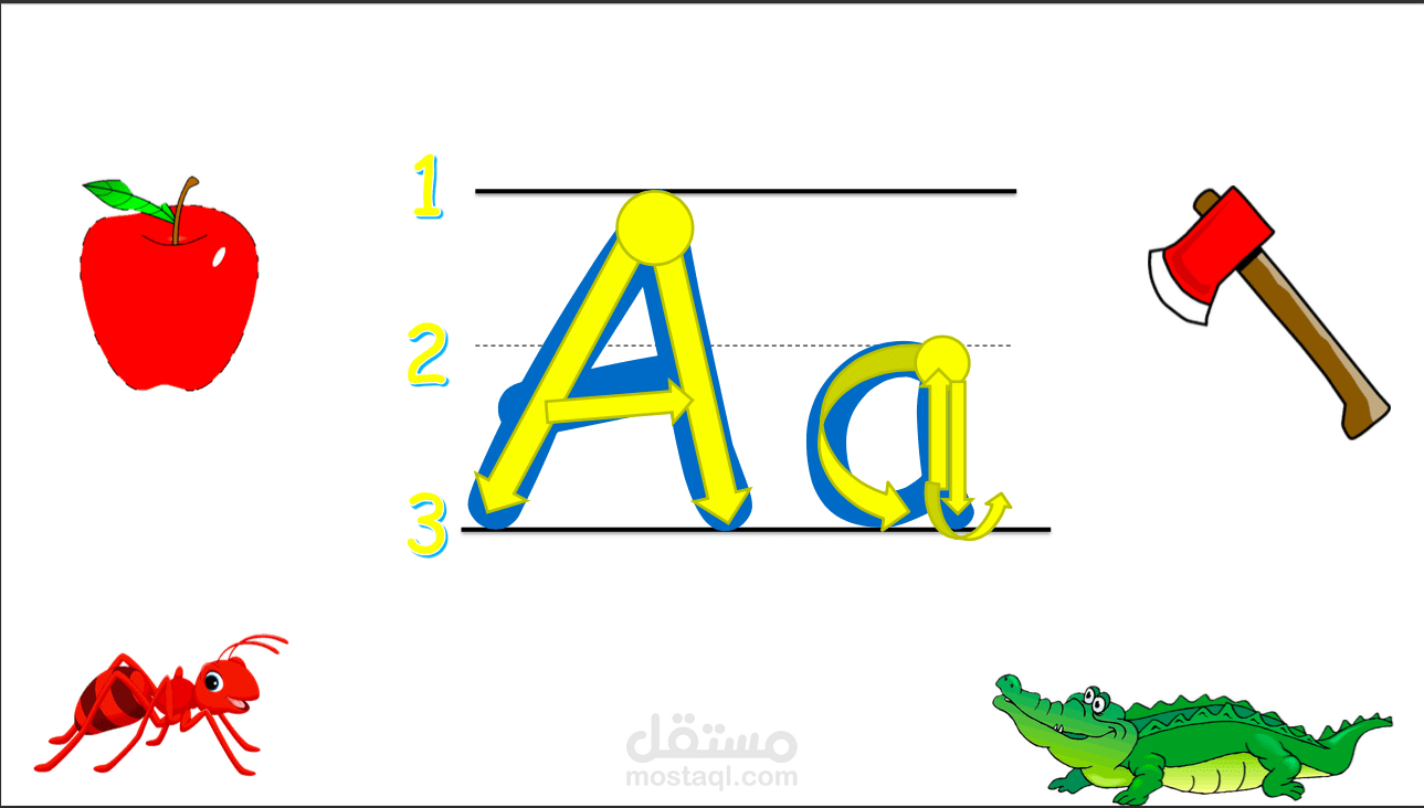 Sound A Jolly phonics