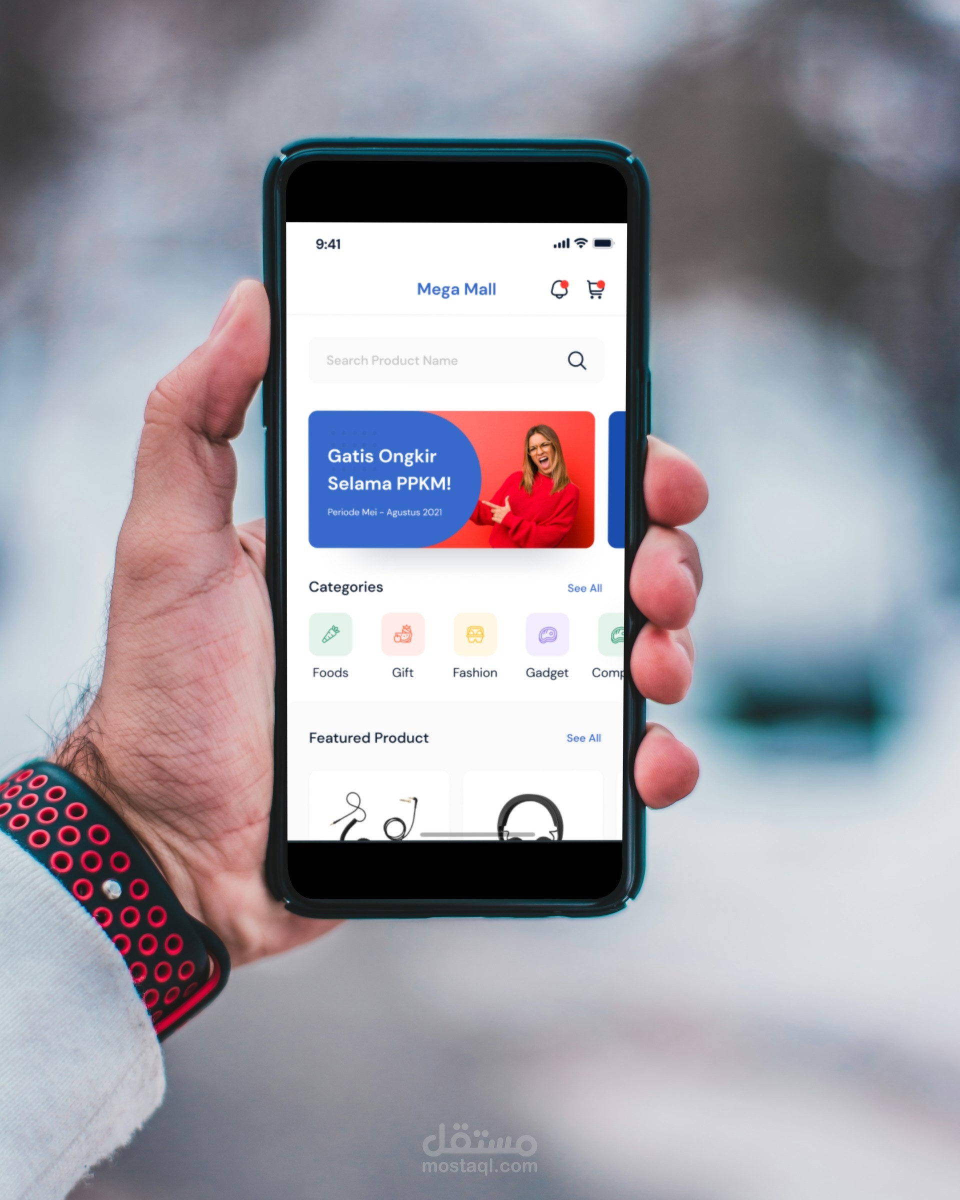 تطوير متجر إلكتروني مميز باستخدام Flutter: متجر FREEBIES لاستعراض المنتجات والتسوق بكل سهولة