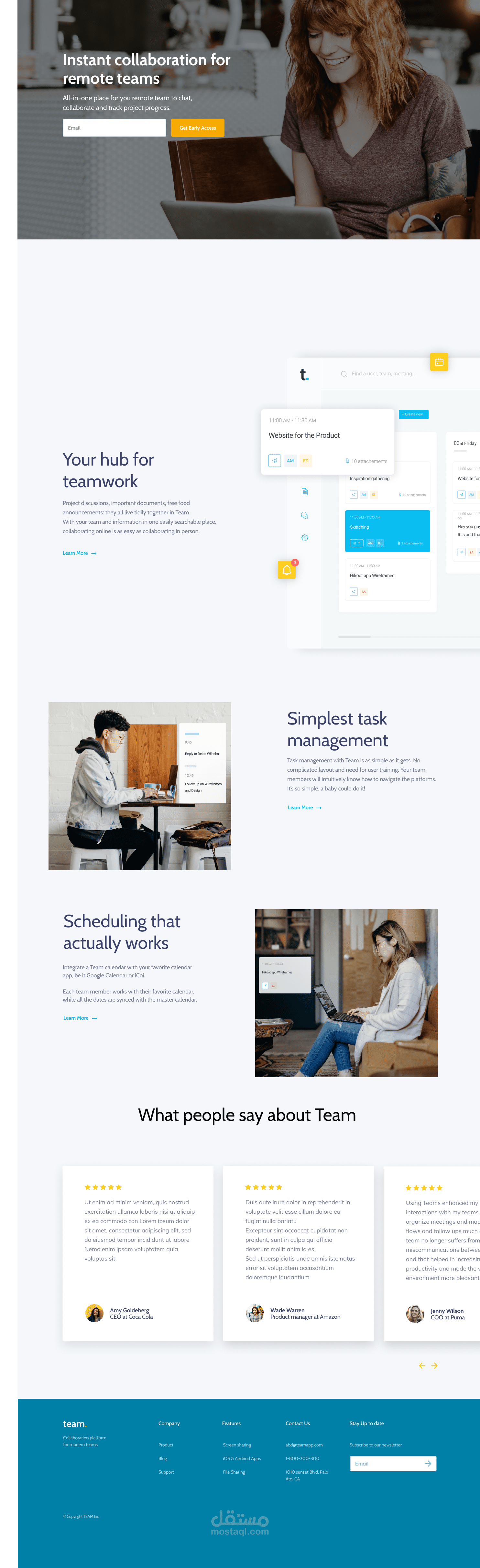 TeamApp Figma Design
