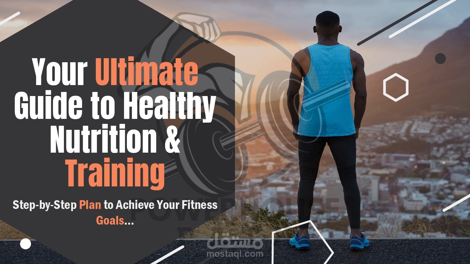 عرض تقديمي احترافي لقناة لياقه بدنية