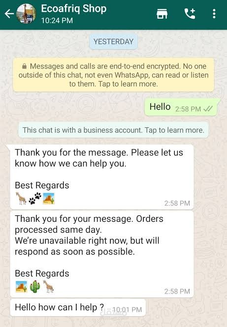 برمجة WhatsApp bot