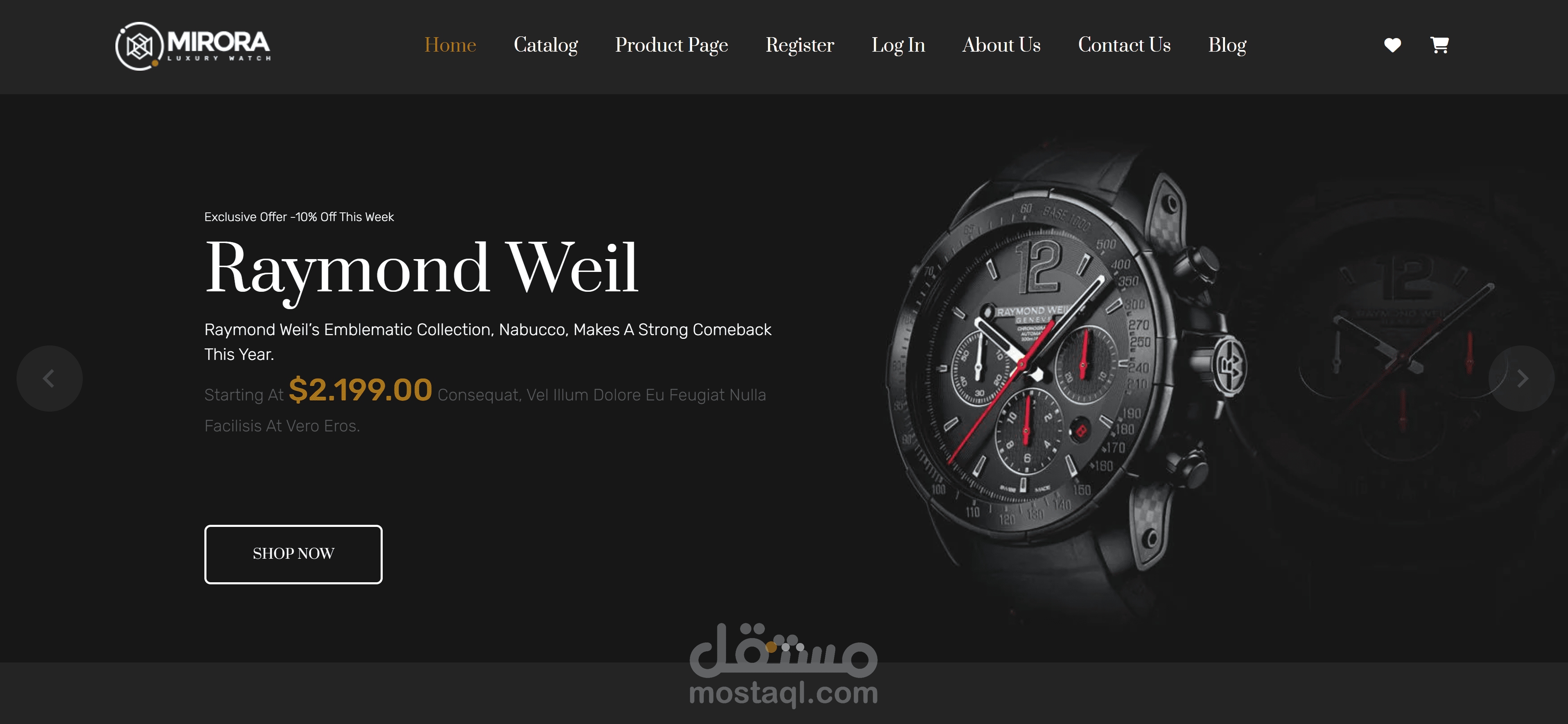 Watches E-Commerce Project