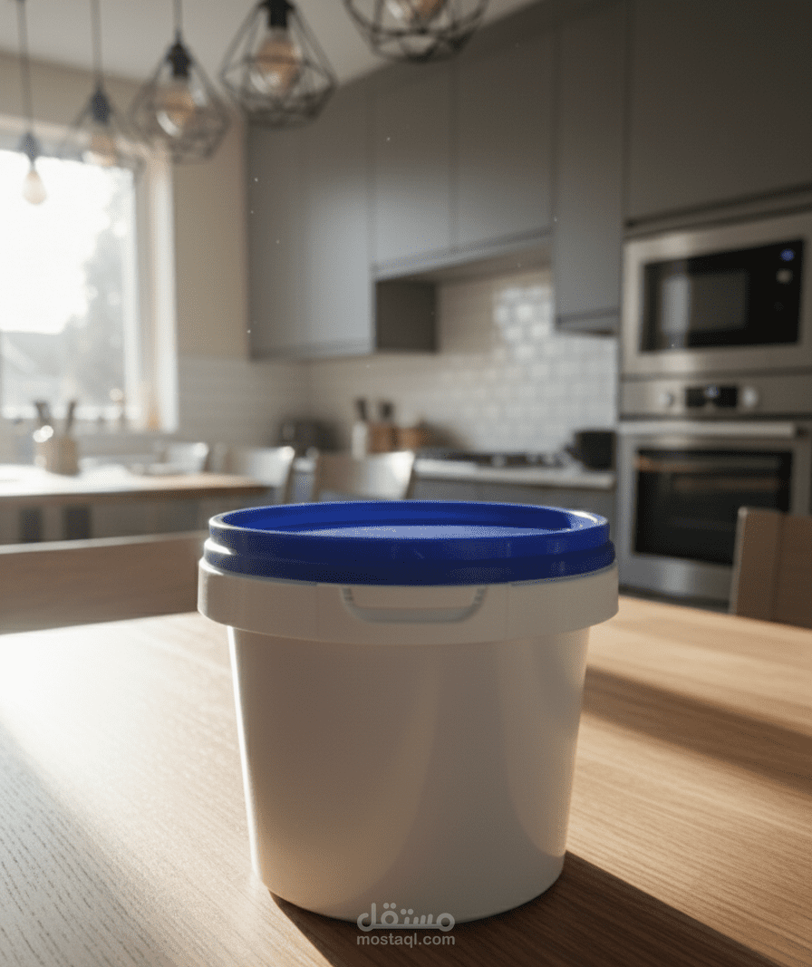 تصميم لعبوة بلاستيكية مقاس 380 مل