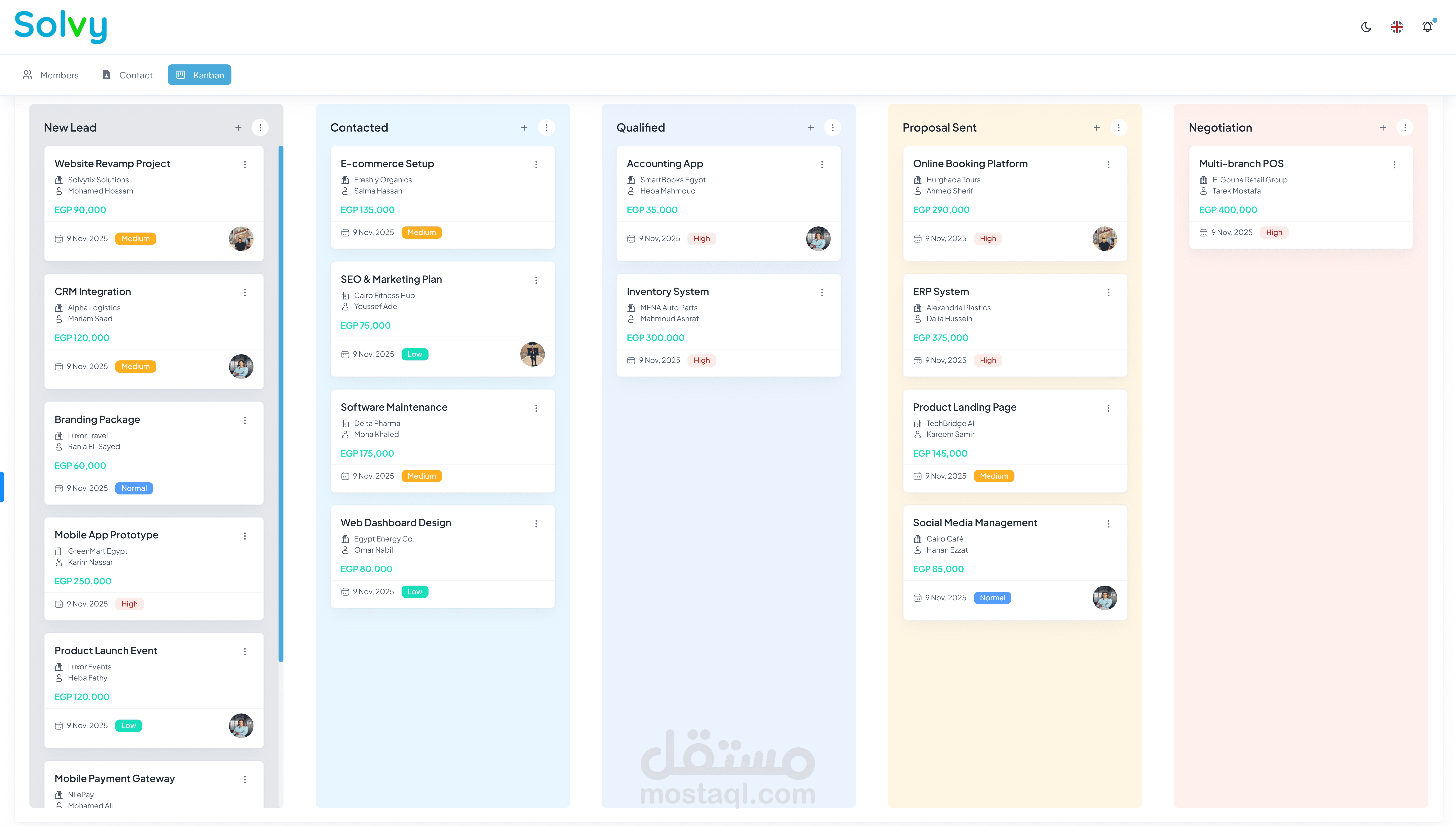 CRM (Customer Relationship Management) نظام اداره العملاء