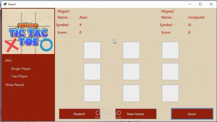 لعبة TicTacToe