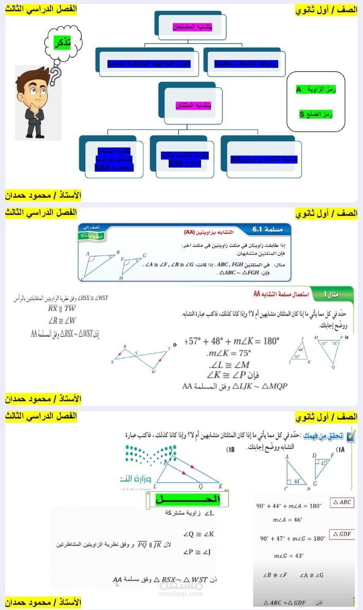 تجهيز حصة باور بوينت