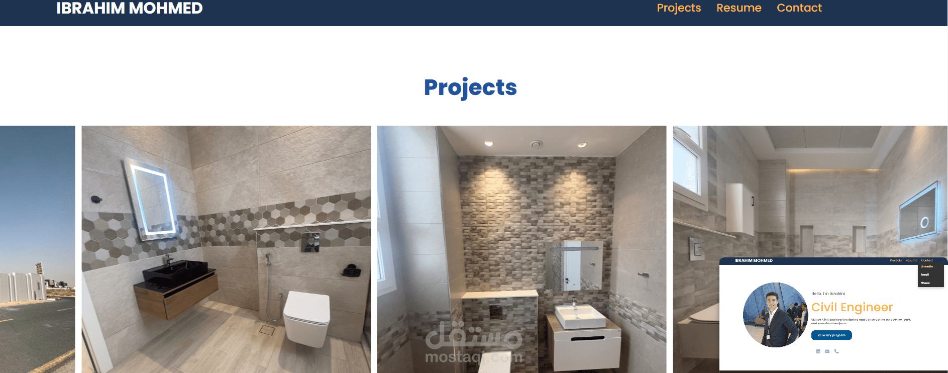 Custom Portifilo Website