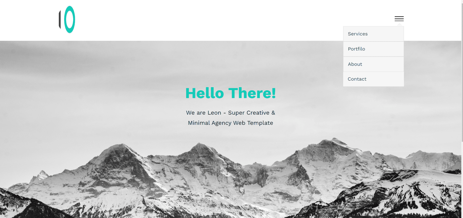 landing page