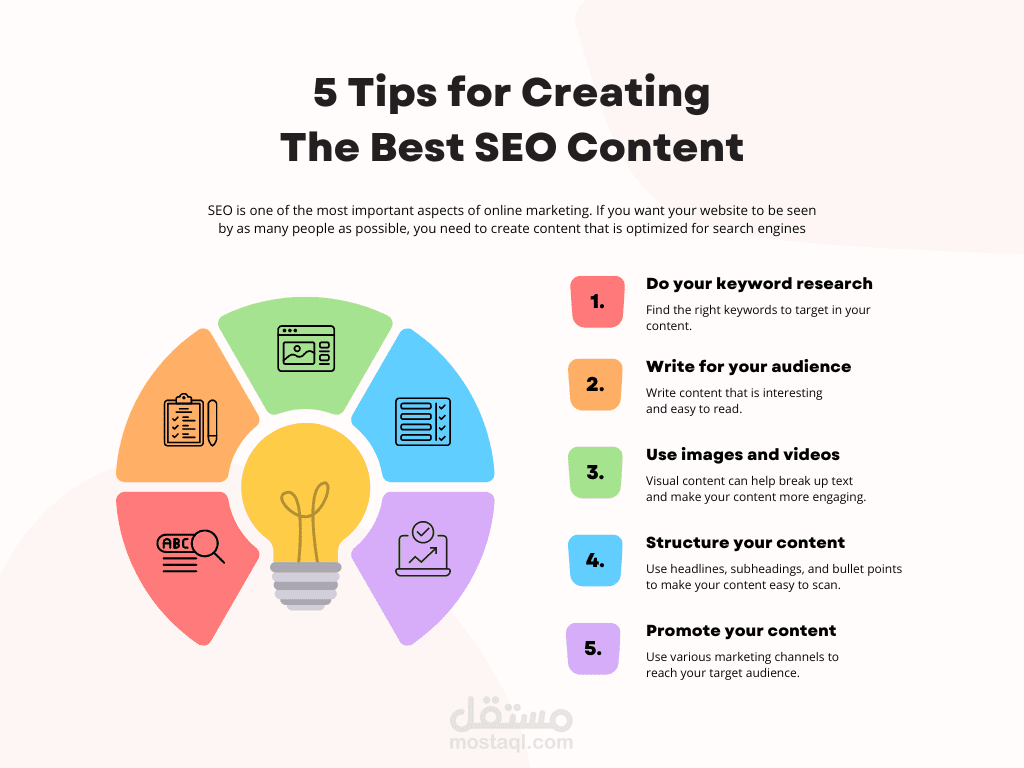 كتابة محتوي seo