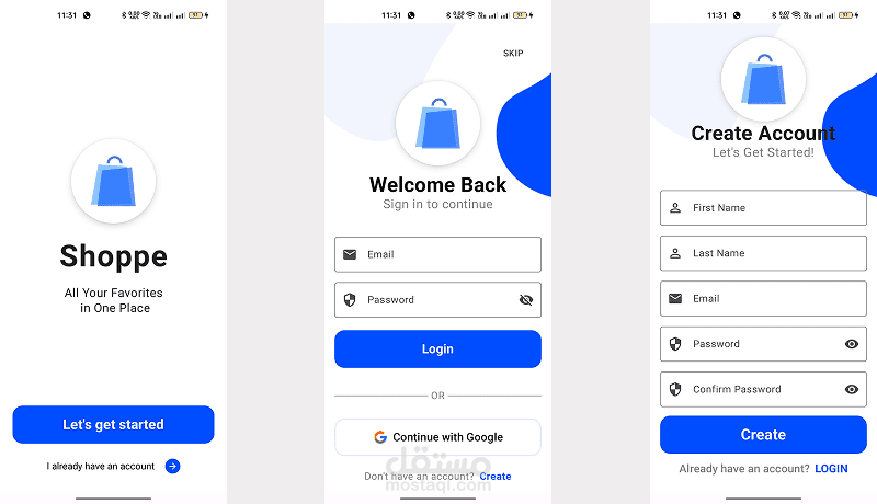 Shoppe – Modern E-Commerce Android Application