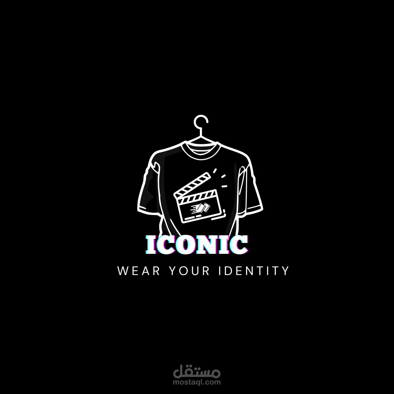 فيديو لعرض تشويقي لبراند تيشرتات اسمه ICONIC