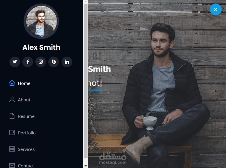 تطوير مواقع شخصيه