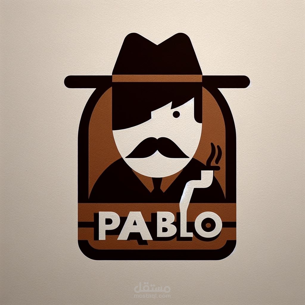 شعار لمقهى pablo