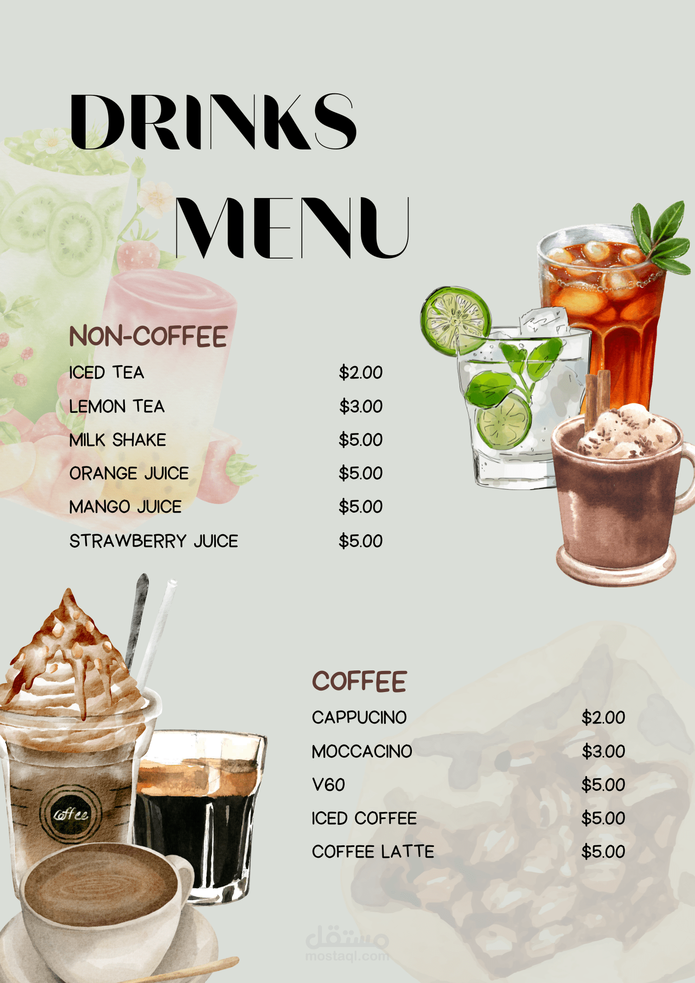 Menu Drinks