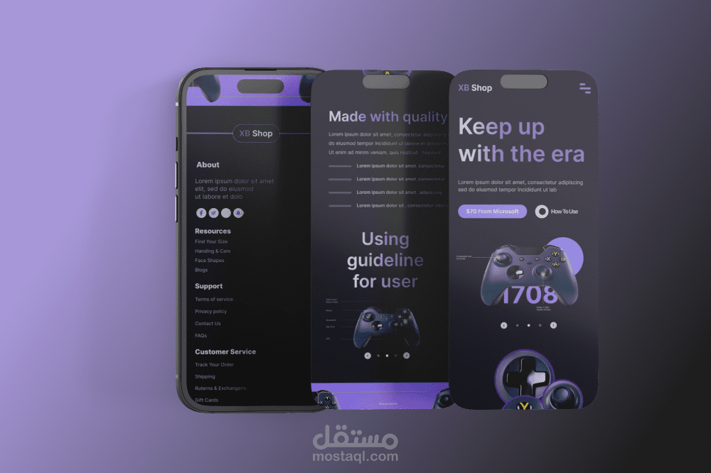 XB SHOP (E-Commerce Platform UX/UI)