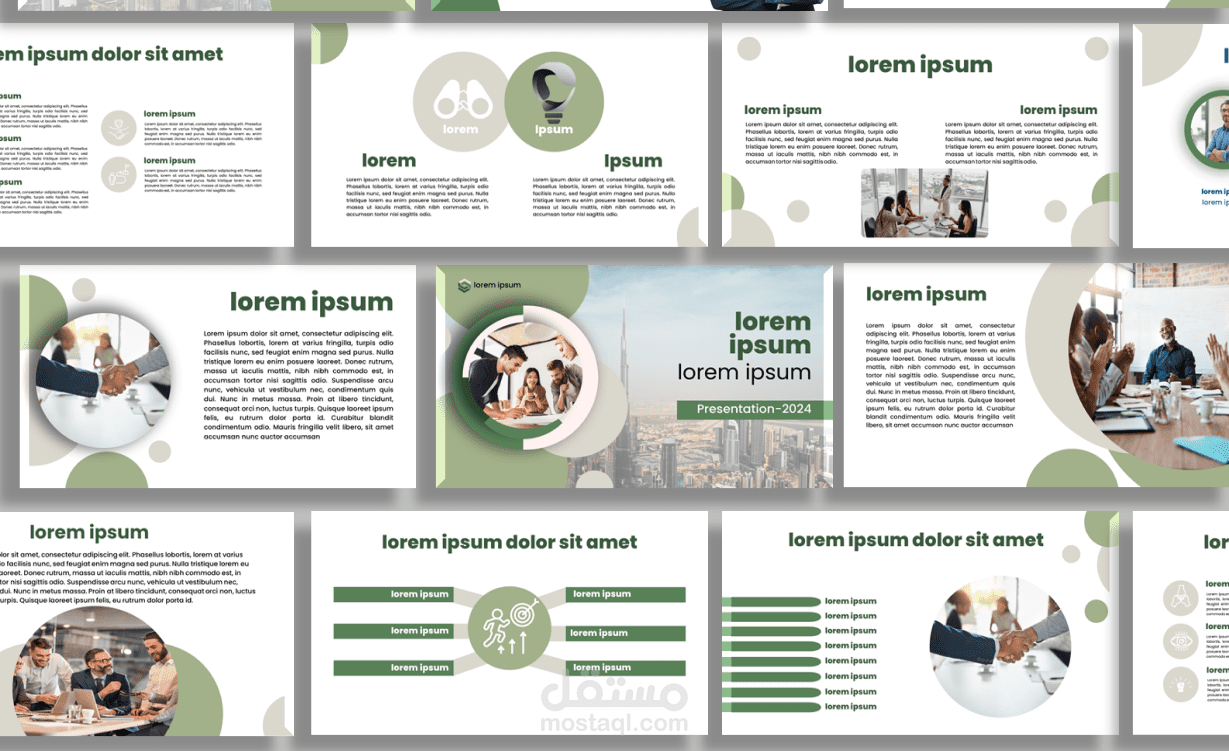 عرض تقديمى للاعمال (power point Business Presentation )