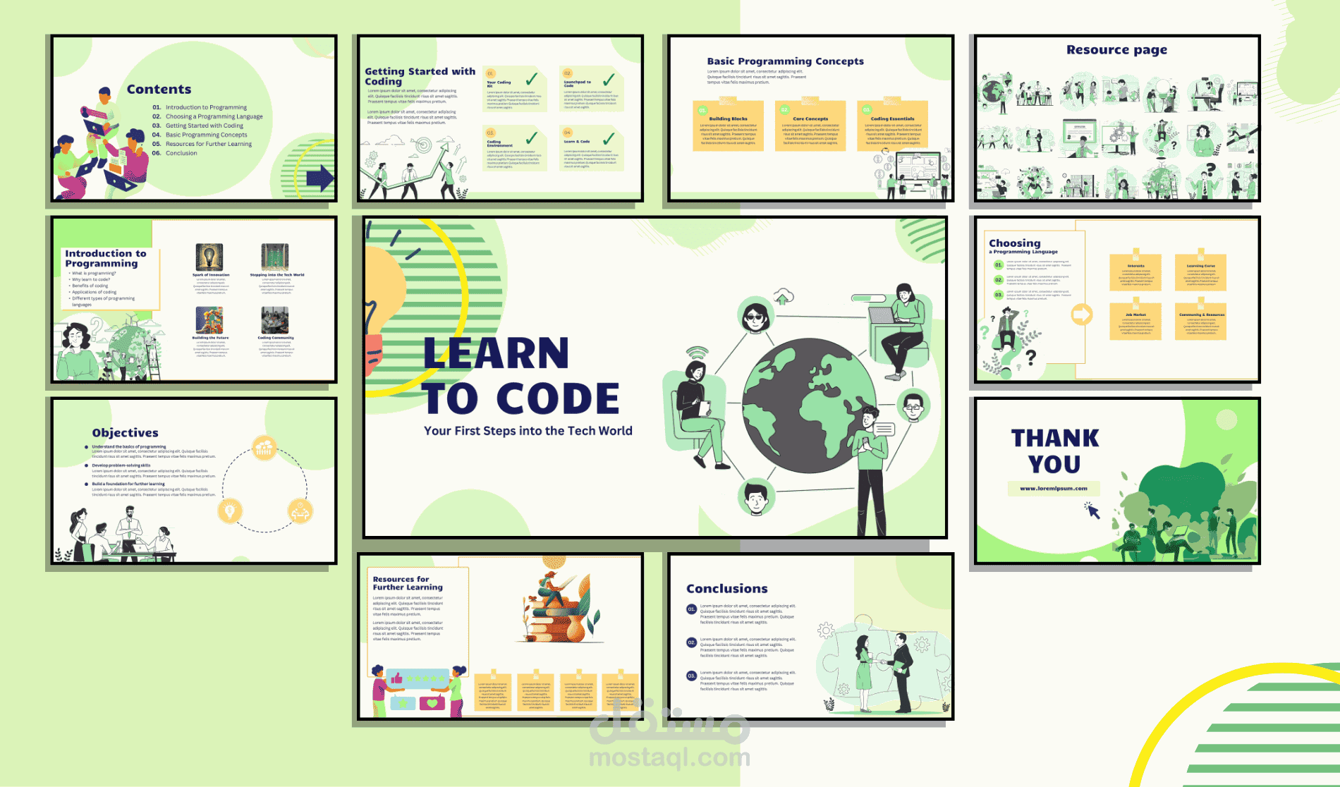 powerpoint presentation about  learning programming course