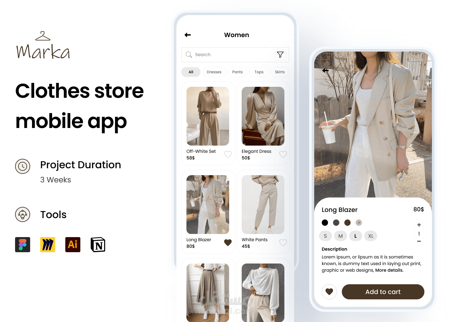 Fashion App UI/UX Design
