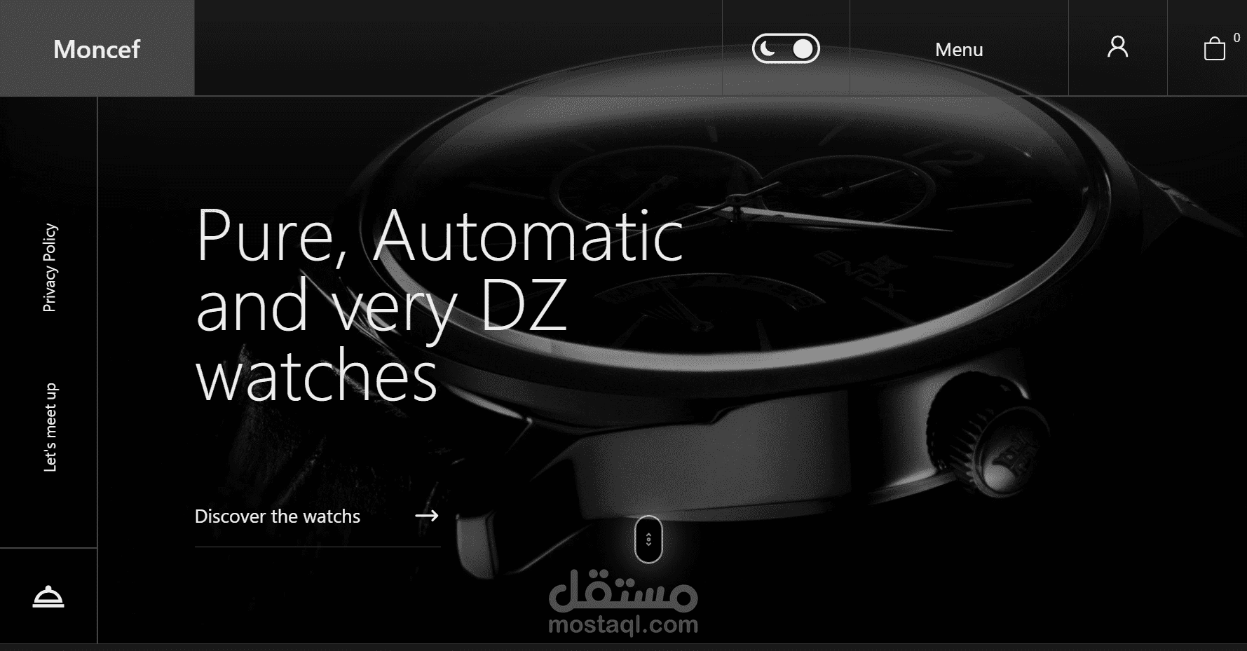 Watchs store web application