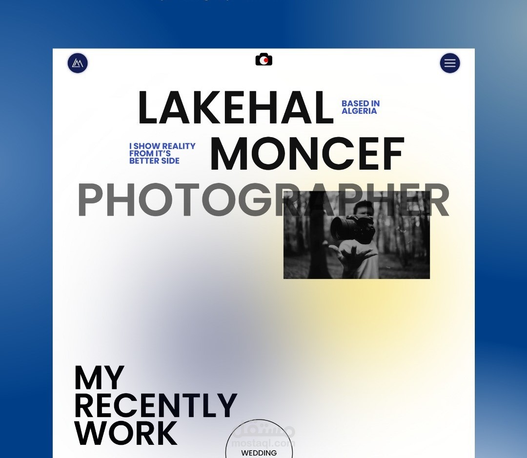 Photographer portfolio website