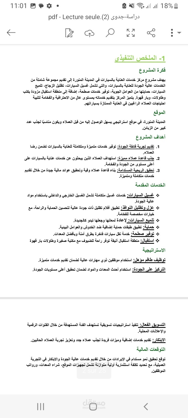 دراسة جدوى