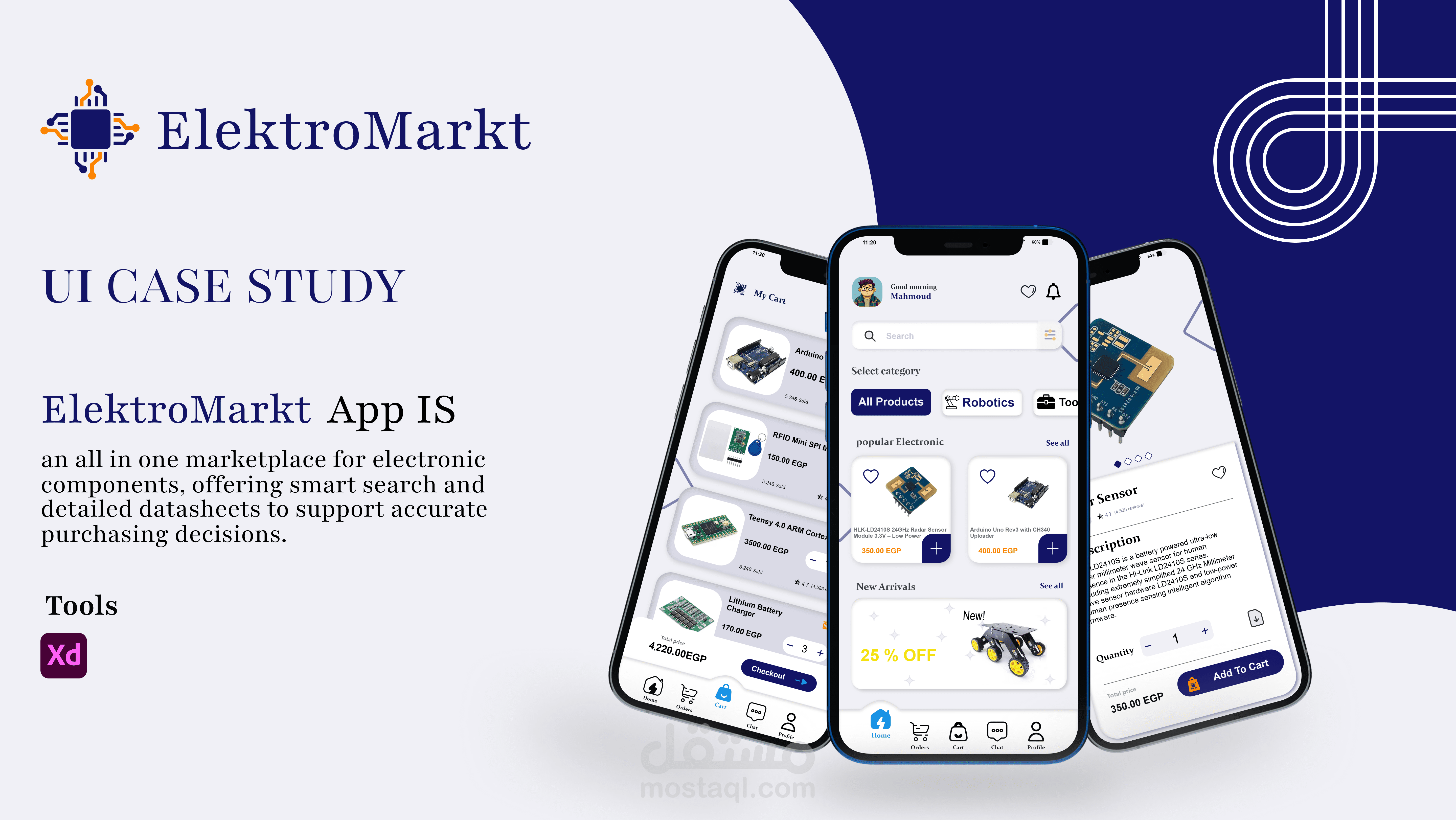 ElektroMarkt تطبيق لبيع الادوات الالكترونية